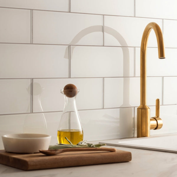 Arctic Clear Glass 300 x 100mm Wall Tile