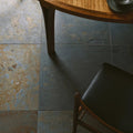 Ardosia Diamond Sawn Edge 30 x 60cm dark gray stone tiles with subtle earthy patina and natural veining