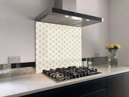 Art Deco Sunrise Fan Shower Panel