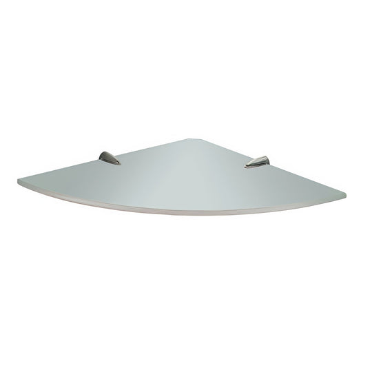 Artemis Corner Glass Shelf Chrome