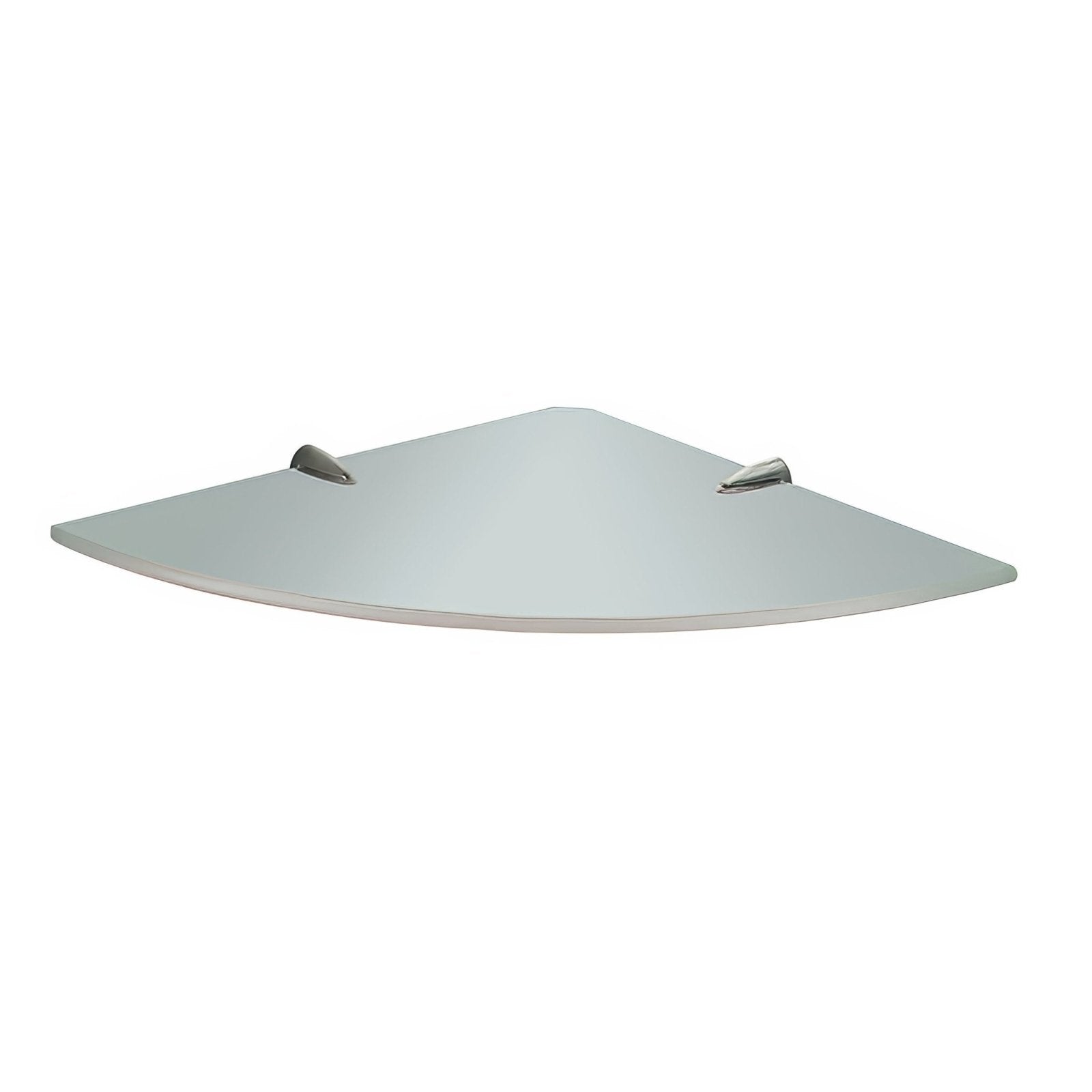 Artemis Corner Glass Shelf Chrome