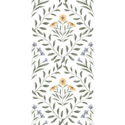 Arts & Crafts Flora Blue