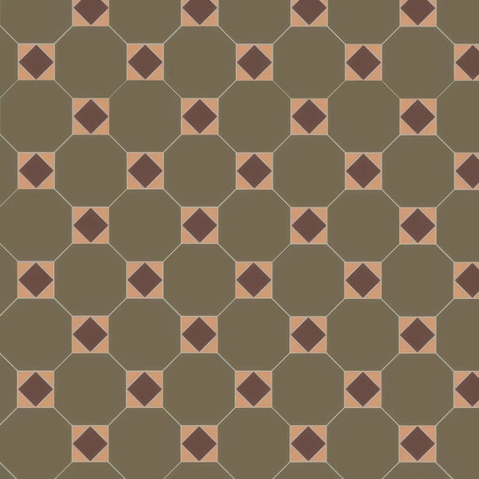 Arundel Brown, Buff & Green - alternate view