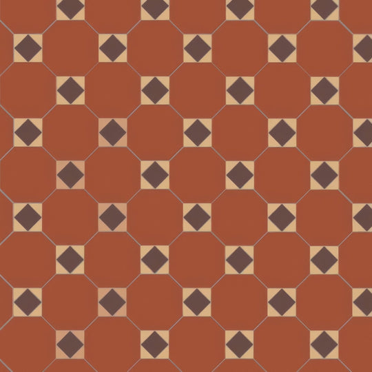 Arundel Red, Brown & White
