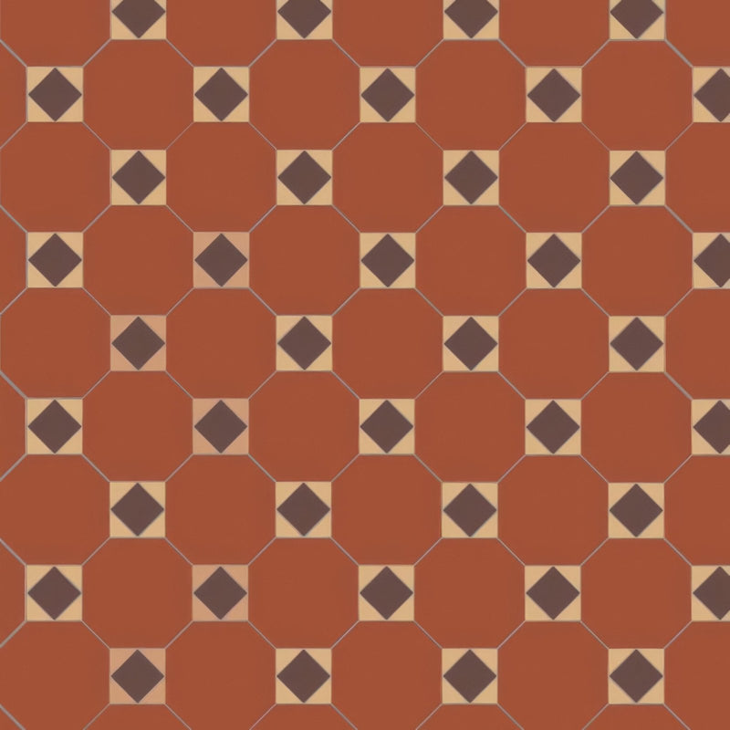 Arundel Red, Brown & White