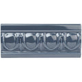 Ascot Blue Egg & Dart Moulding Ceramic Wall Tile 152x65mm