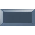 Ascot Blue Metro Bevelled Tile 150x75mm