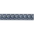 Ascot Blue Scroll Moulding Ceramic Wall Tile 152x29mm
