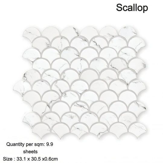Aspen Scallop Mosaic - alternate view