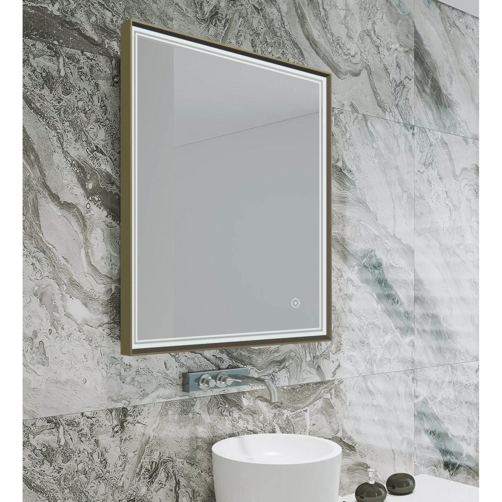 Astoria Mirror 140 Brushed Bronze