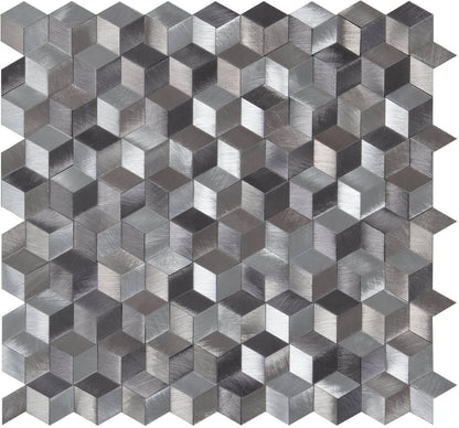 Astral Silver Aluminium Mosaic