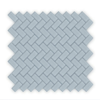 Aurora Herringbone Grey Mosaic