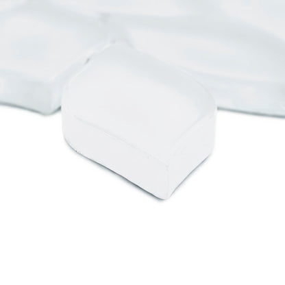 Aurora Leaf White Mosaic