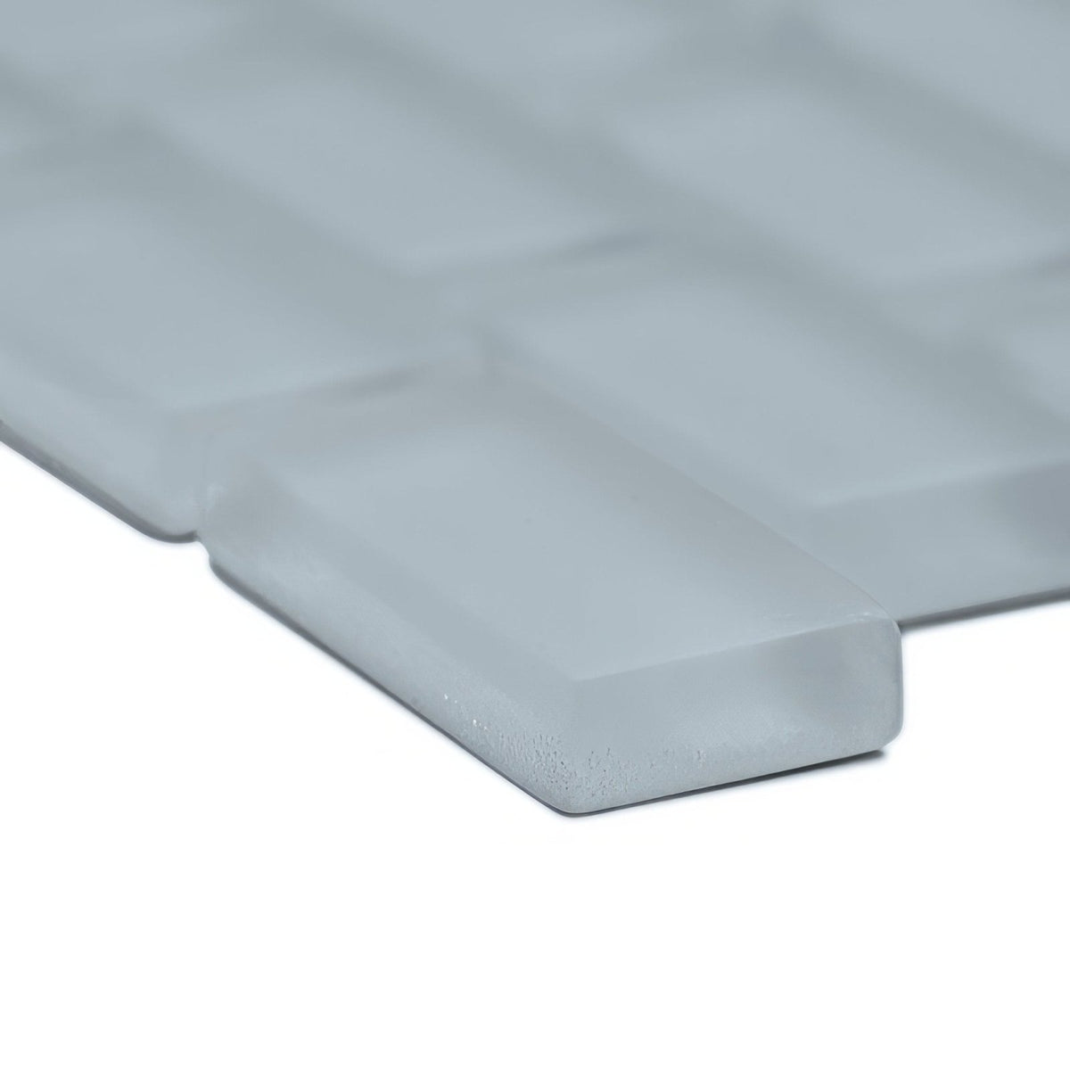 Aurora Mini Brick Grey Mosaic – close-up detail