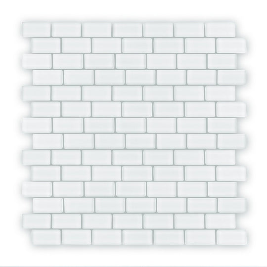 Aurora Mini Brick White Mosaic