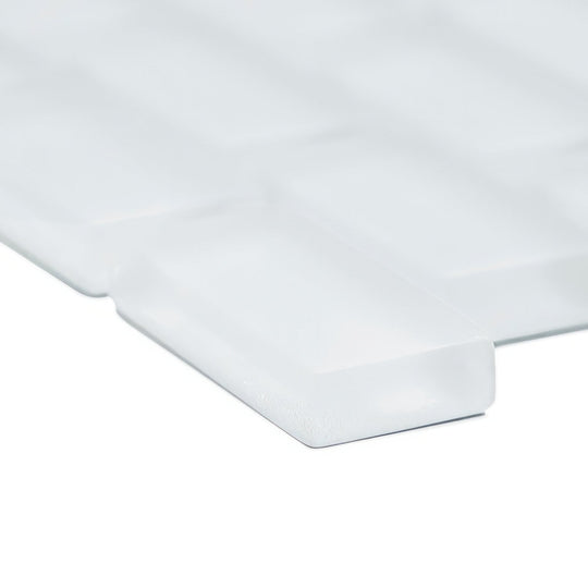 Aurora Mini Brick White Mosaic - alternate view