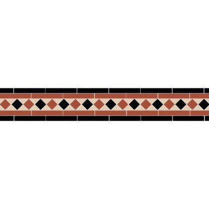 Austen Black Red and White