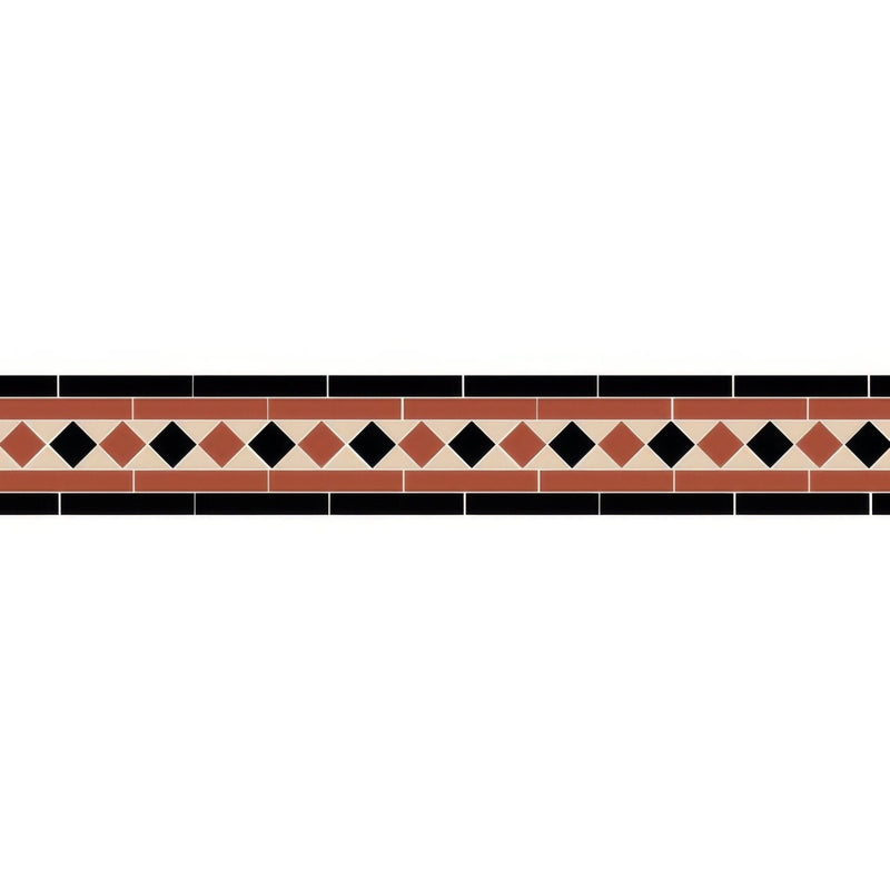 Austen Black Red and White