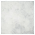 Avalon tumbled bianco marble tile in white with subtle gray veining ideal for elegant flooring and wall surfaces