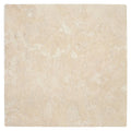 Beige avalon tumbled crema marble tile with natural textured travertine surface and subtle veining for elegant design