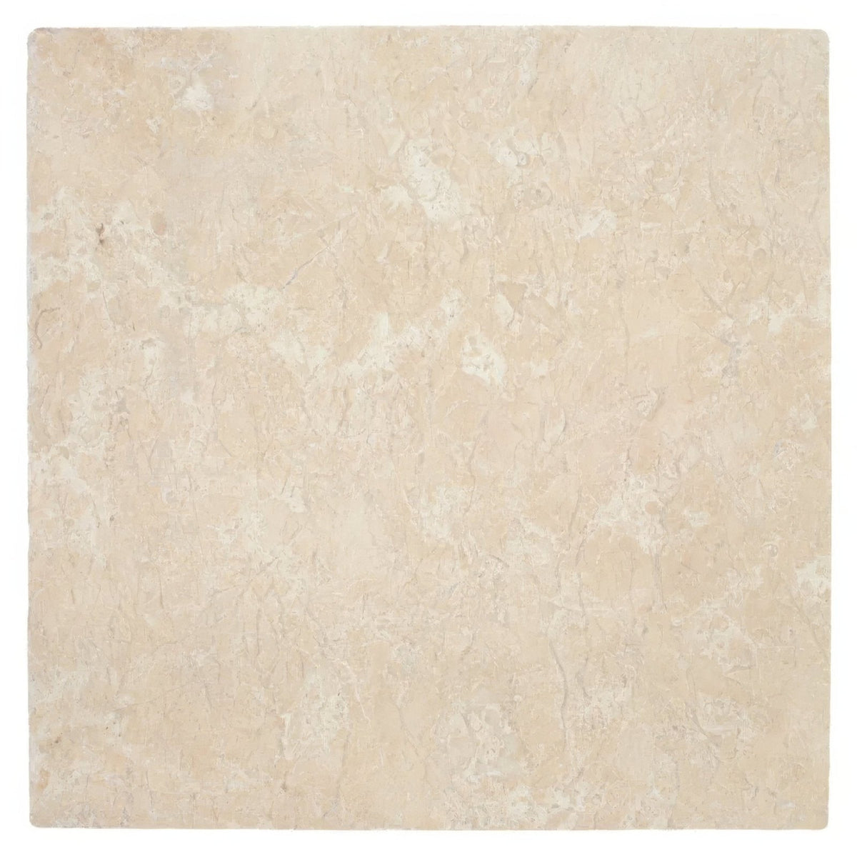Beige avalon tumbled crema marble tile with natural textured travertine surface and subtle veining for elegant design