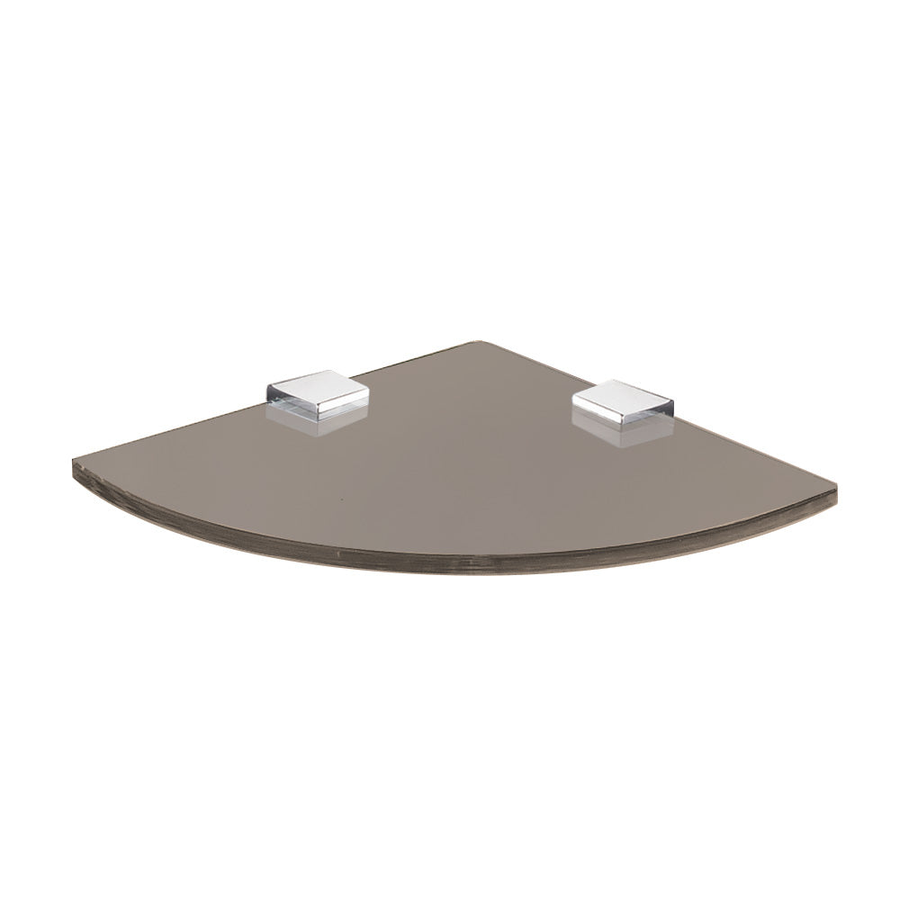 Pier Corner Glass Shelf in Bronze - Origins Living