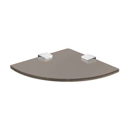 Pier Corner Glass Shelf in Bronze - Origins Living