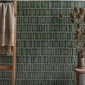 Bamboo Lustre Porcelain Mosaic Forest – pattern detail