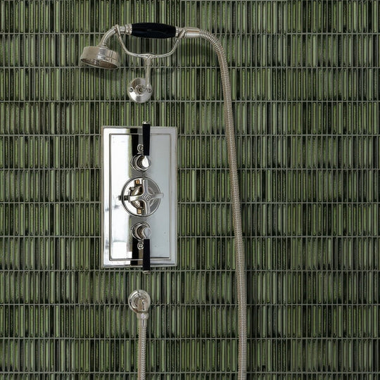 Bamboo Lustre Porcelain Mosaic Forest - alternate view