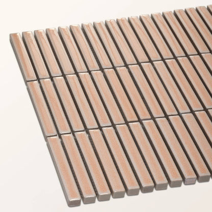 Bamboo Porcelain Mosaic Blush