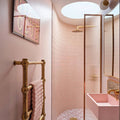 Bamboo Porcelain Mosaic Blush – detail view 4