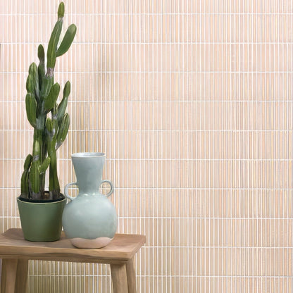 Bamboo Porcelain Mosaic Blush