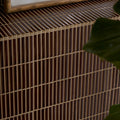 Bamboo Porcelain Mosaic Caramel brown ribbed porcelain mosaic tiles