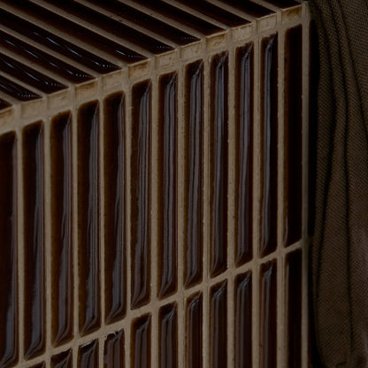 Bamboo Porcelain Mosaic Caramel