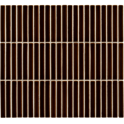 Bamboo Porcelain Mosaic Caramel