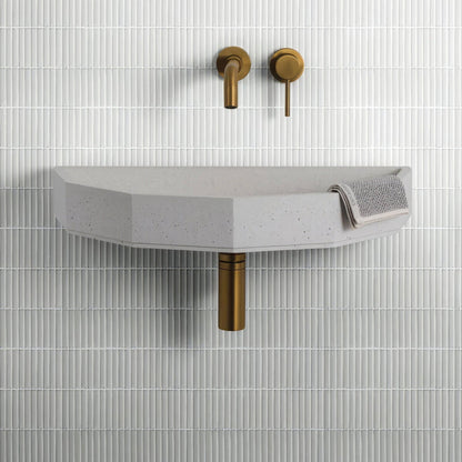 Bamboo Porcelain Mosaic Soft Grey