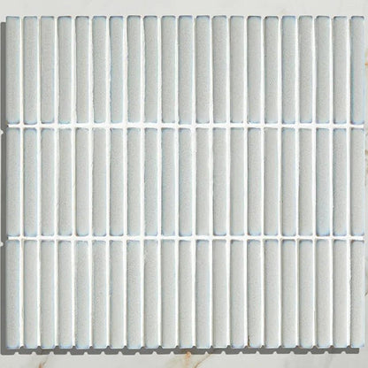 Bamboo Porcelain Mosaic Soft Grey