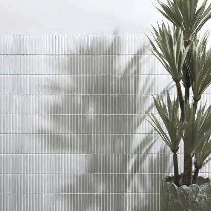 Bamboo Porcelain Mosaic Soft Grey