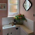 Bamboo Porcelain Mosaic White – detail view 6