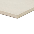 Beige-colored textured particle board sheet with smooth surface and visible edge barbican silk street 30 x 60cm
