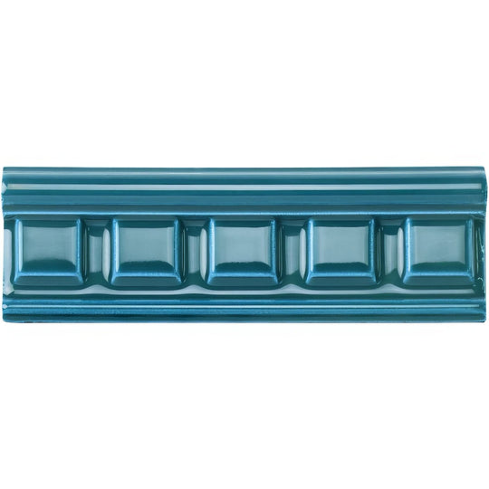 Baroque Blue Dentil Moulding