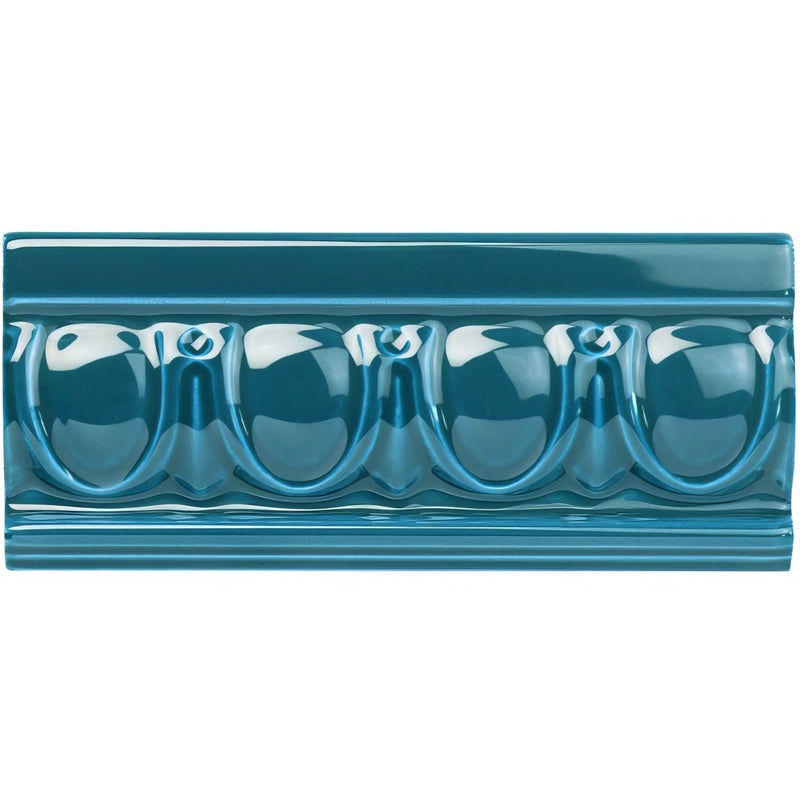 Baroque Blue Egg & Dart Moulding