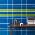 Baroque Blue Half Tile – detail view 3