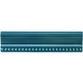 Baroque Blue Hogarth Moulding Ceramic Wall Tile 152x38mm
