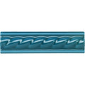 Baroque Blue Rope Moulding Ceramic Wall Tile 152x40mm