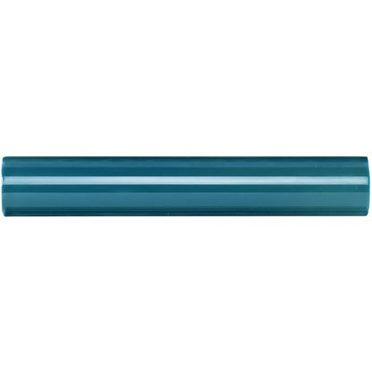 Baroque Blue Sigma Moulding Ceramic Wall Tile 152x26mm