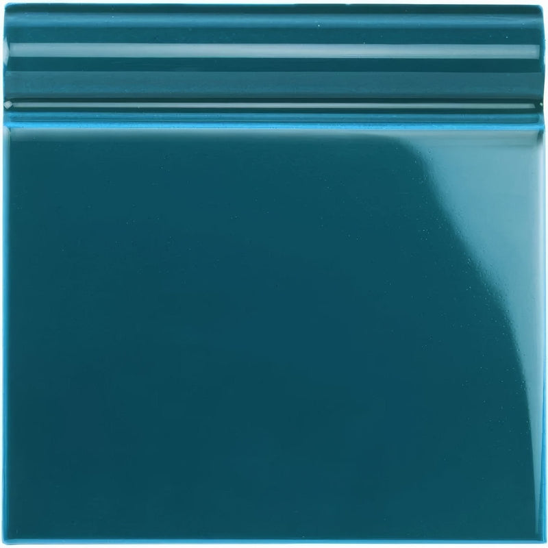 Baroque Blue Skirting Tile
