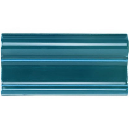 Baroque Blue Victoria Moulding Ceramic Wall Tile 152x75mm