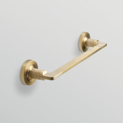 Baxter Towel Rail 35cm in Brushed Brass - Origins Living, view 2