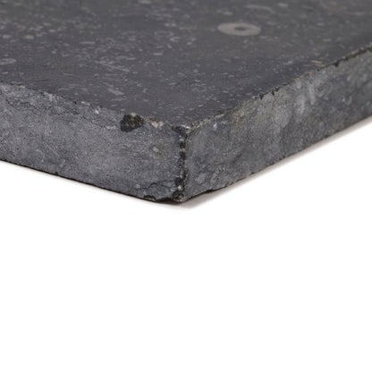 Belgian Bleu Tumbled and Light Pillow Edge, Honed